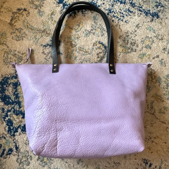 NEW 🦄 Portland Leather Large Wisteria Zip Tote - Picture 8 of 16